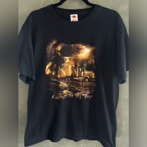 Vintage tshirt ride with the boys eagle